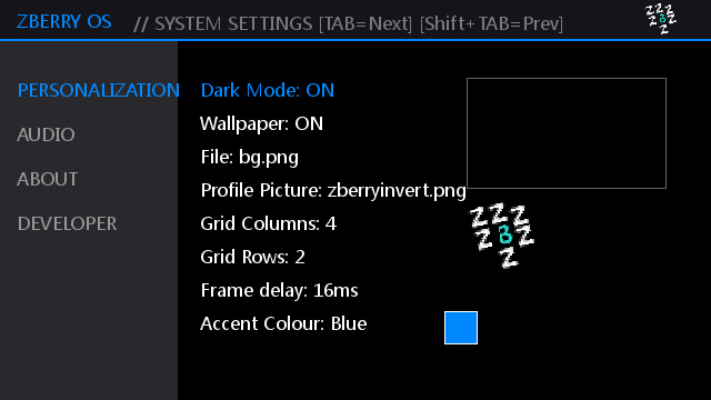 Settings & Customization